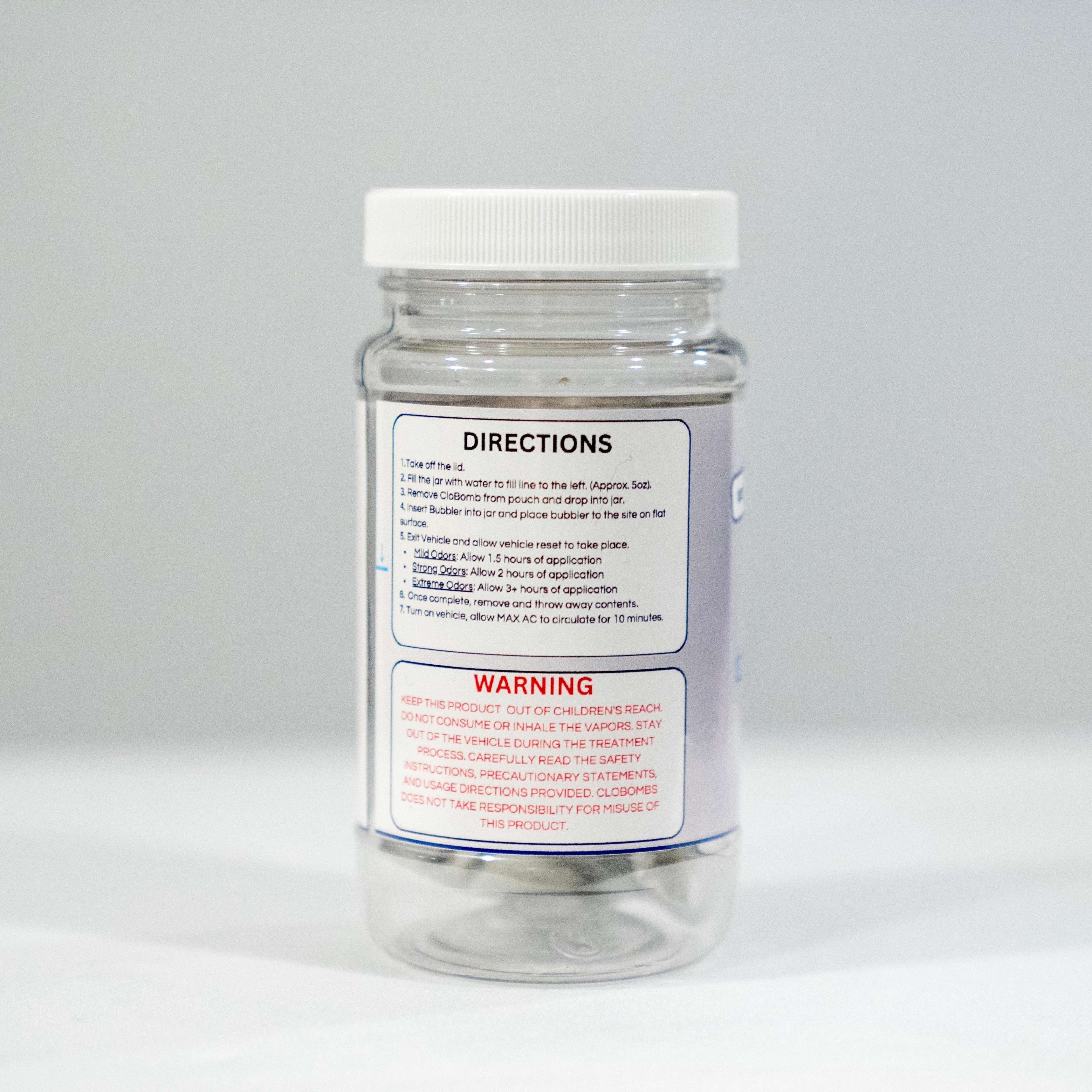 Demonstration of how to remove smoke smells, pet smells, cigarette odors from home using CloBombs.