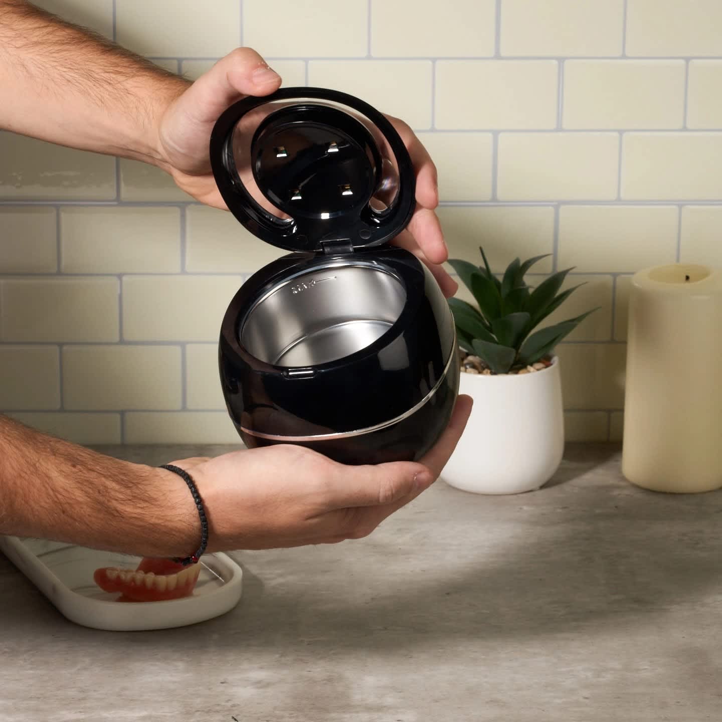 Customer photo of cleaning results