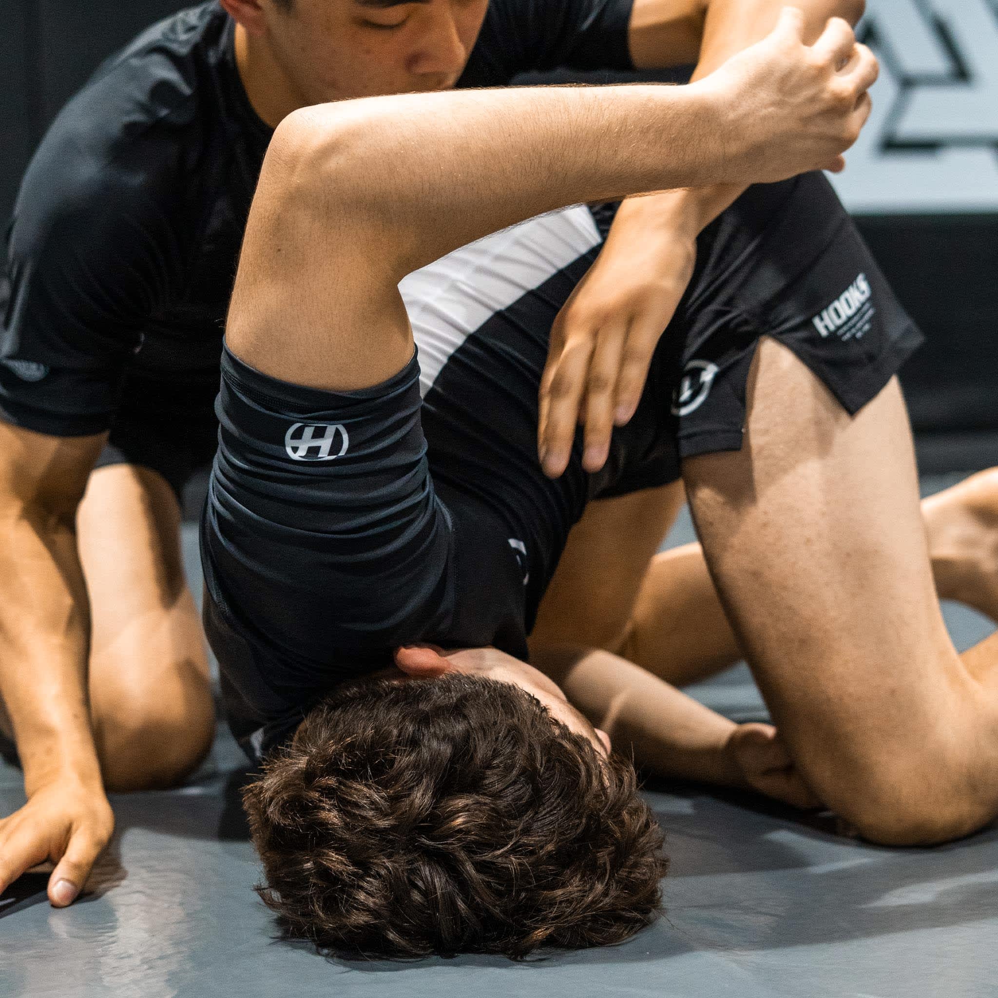 Hooks BJJ Rash Guard - Premium Compression Fit for Jiu-Jitsu Training