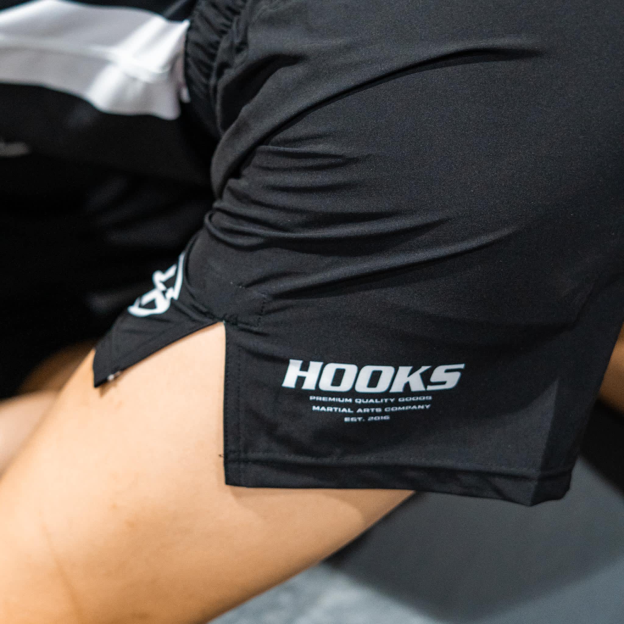 Hooks Pursuit BJJ Gear - High-Performance Rash Guard and Shorts