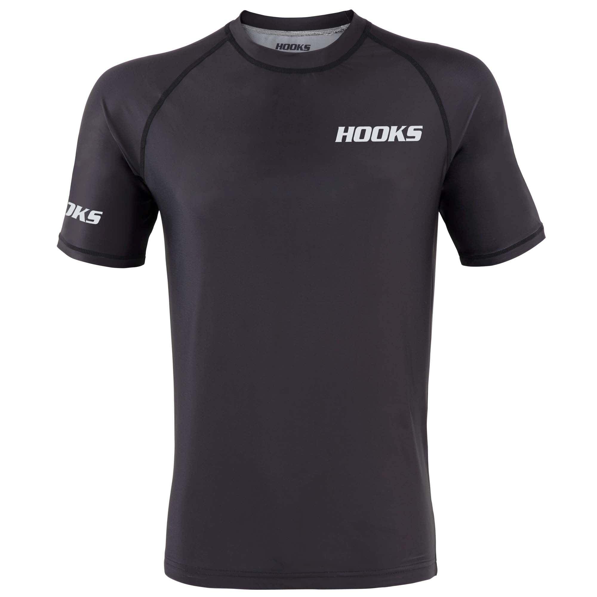 Hooks Core Rashguard Black - Short sleeve - Hooks Jiu-Jitsu