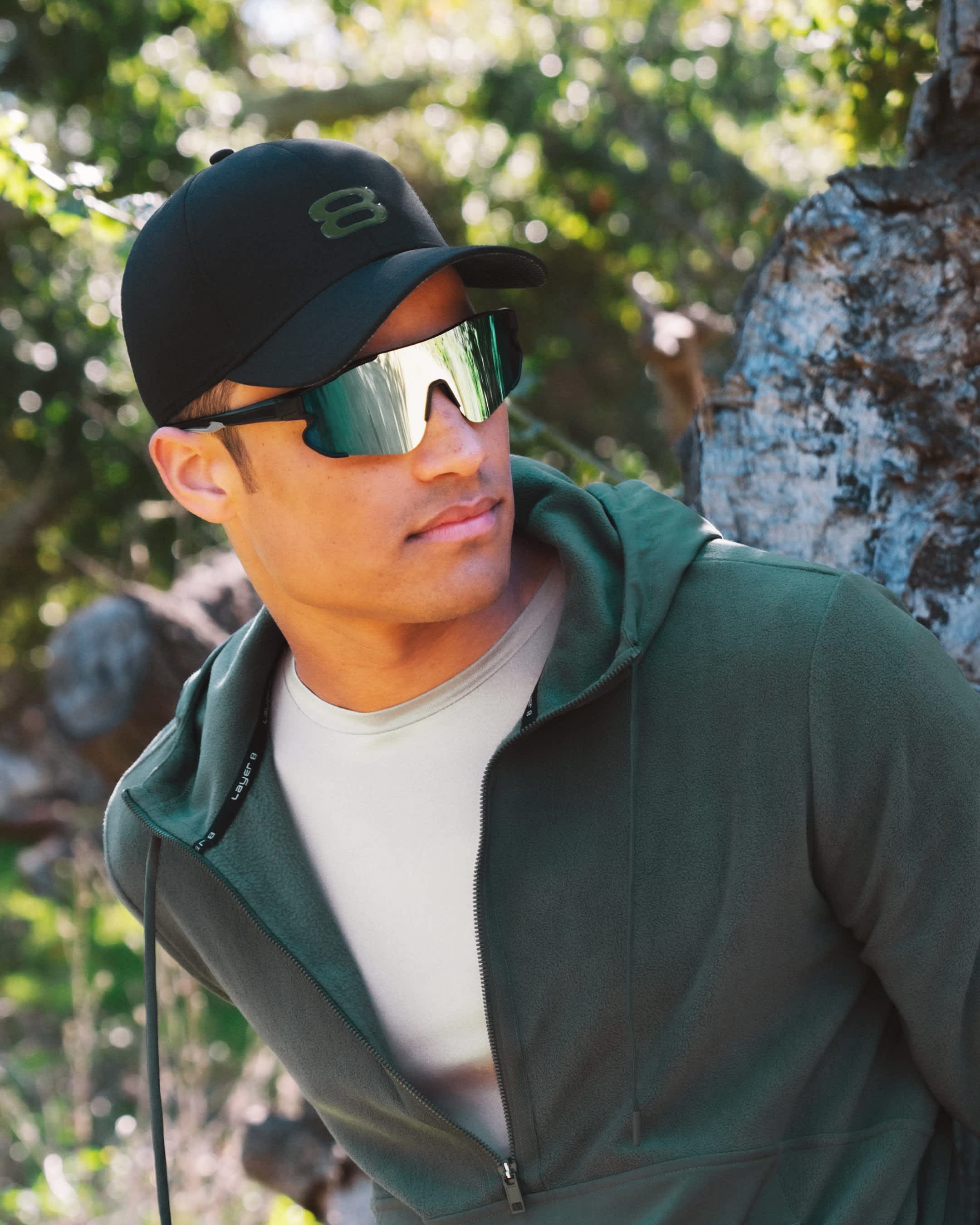 Black/Hunter Green