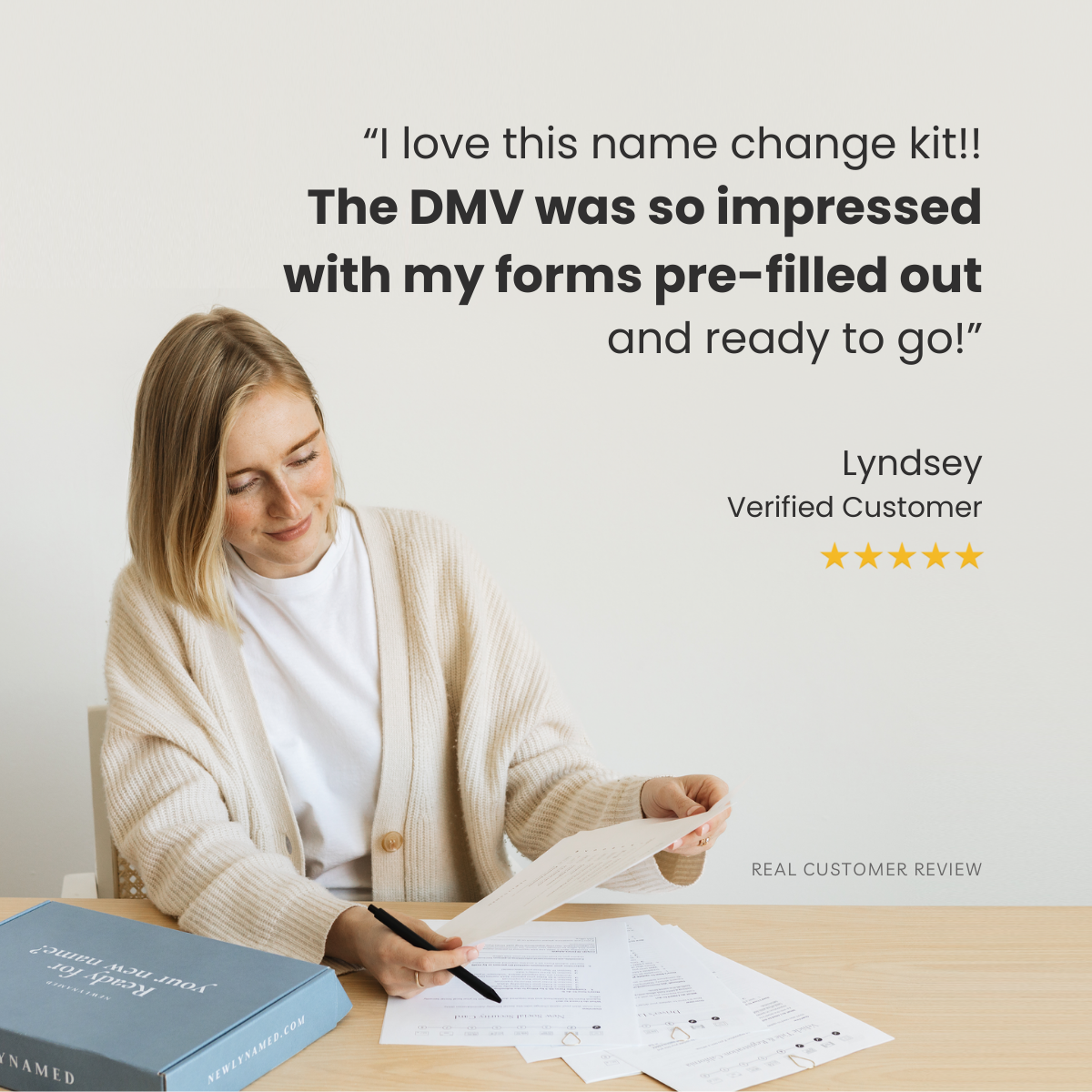 Quote from a verified customer review