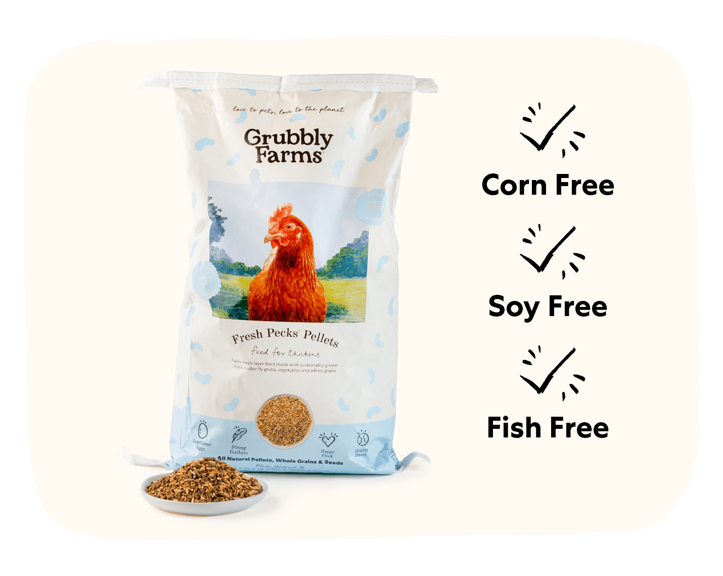 Fresh Pecks Pellets |variants: 39563302993962, 39563303059498 