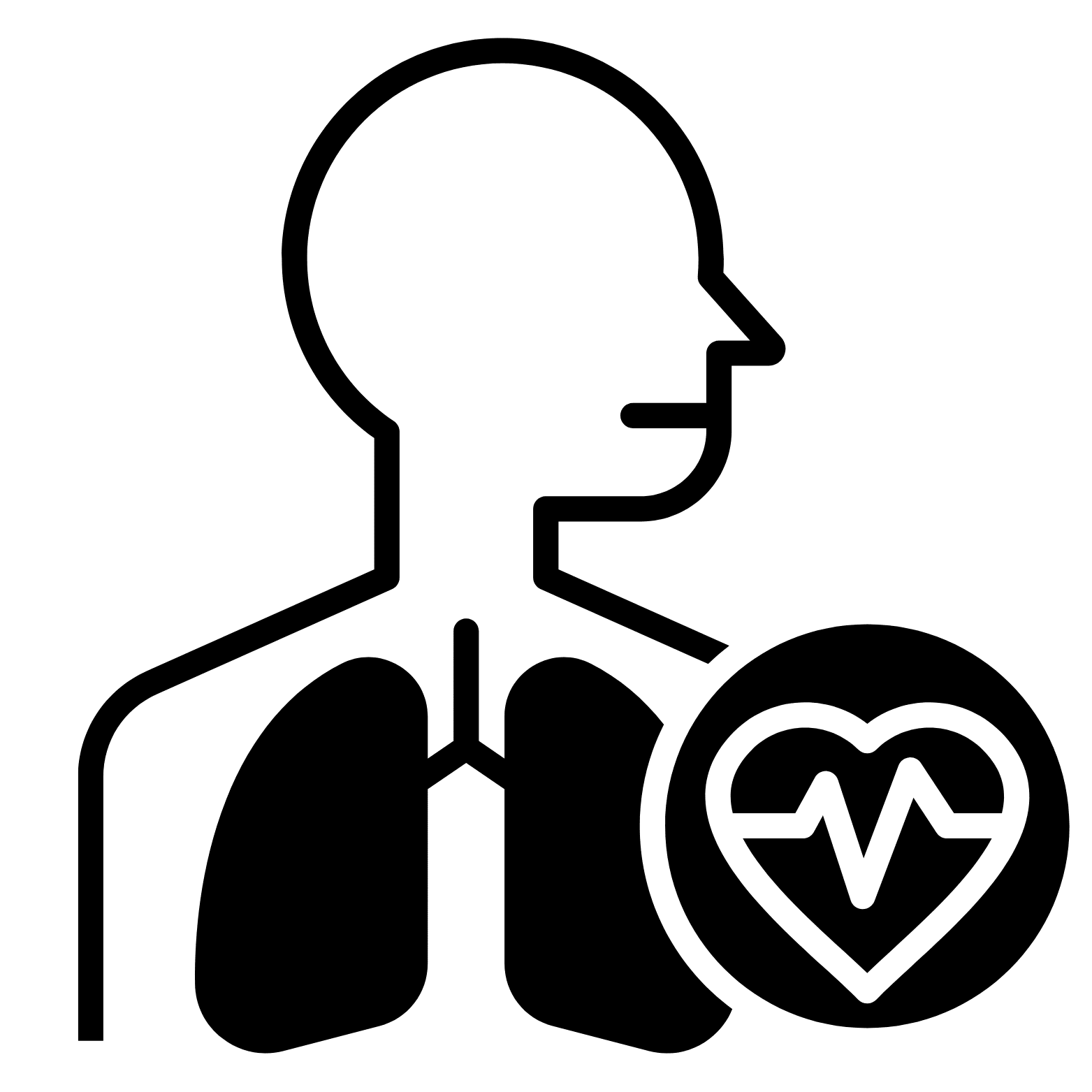 Restricted Lung and Heart Function: 
