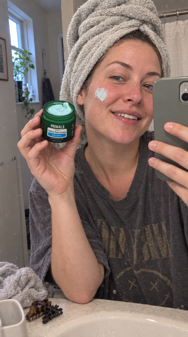 Customer photo with PRIMALS Tallow Face Cream
