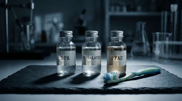 BPA, phthalates, and chemicals entering through children's gums