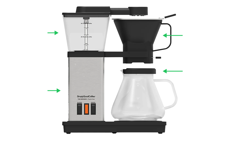 Plastic-Free Coffee Maker