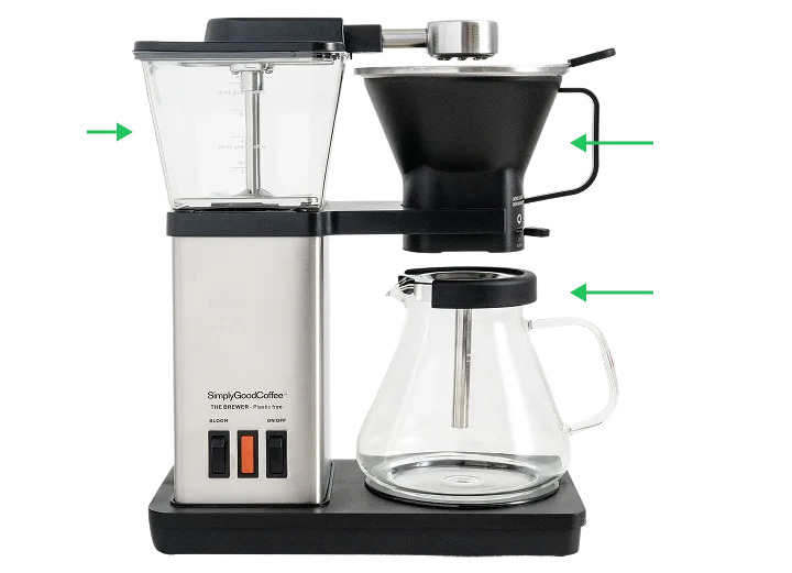 Plastic-Free Coffee Maker