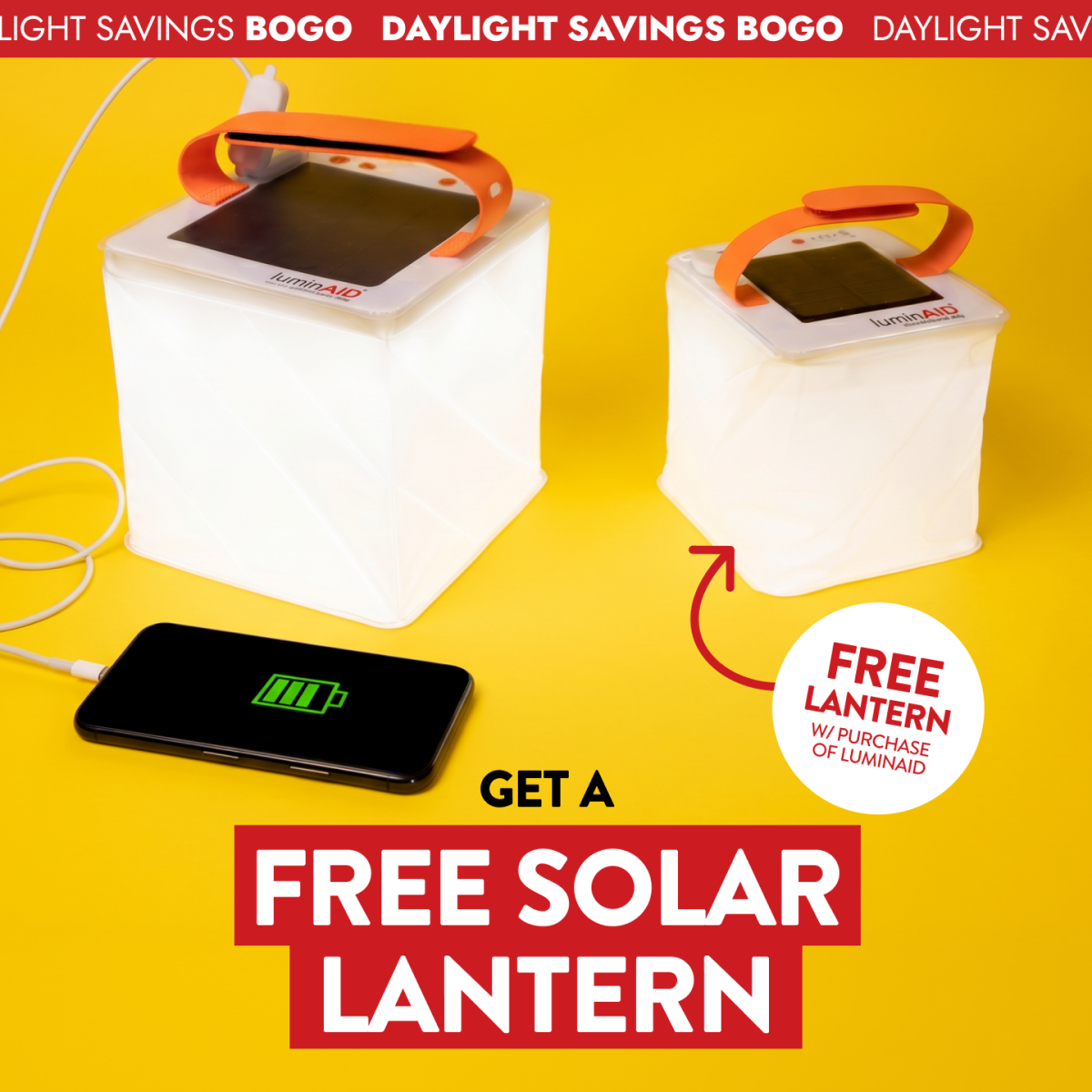 Titan and Nova lanterns: Daylight Savings BOGO, get a free solar lantern