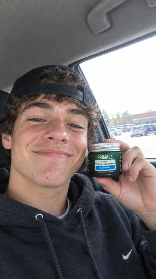 Customer photo with PRIMALS Tallow Face Cream