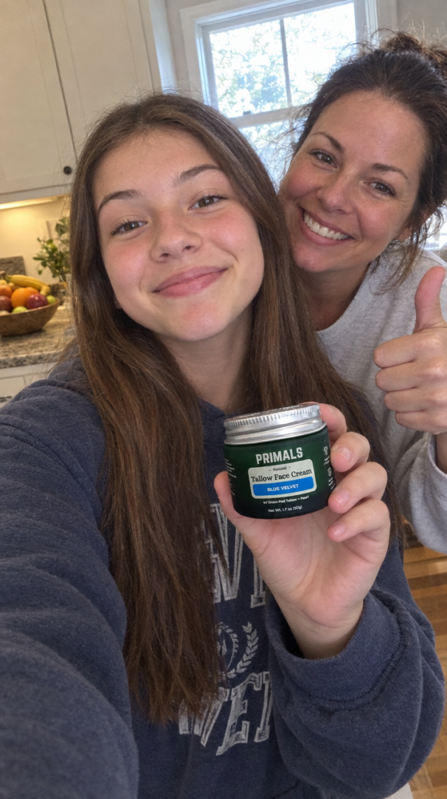 Customer photo with PRIMALS Tallow Face Cream