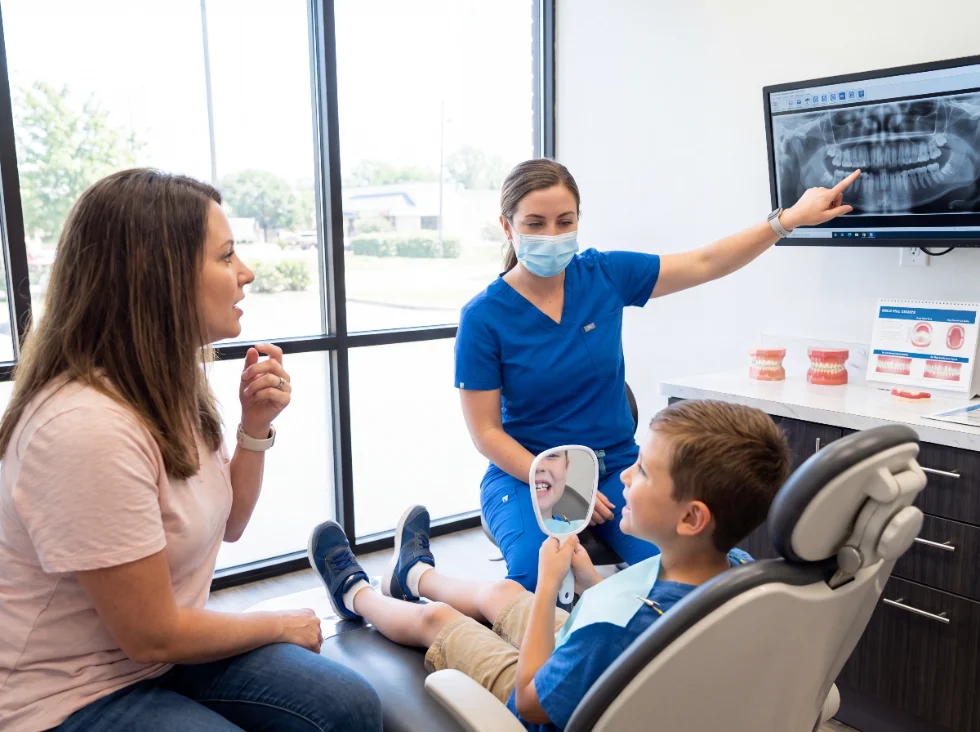 A Wincrest visit with a young patient