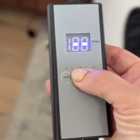 Setting the heat on the FlexiHeat controller